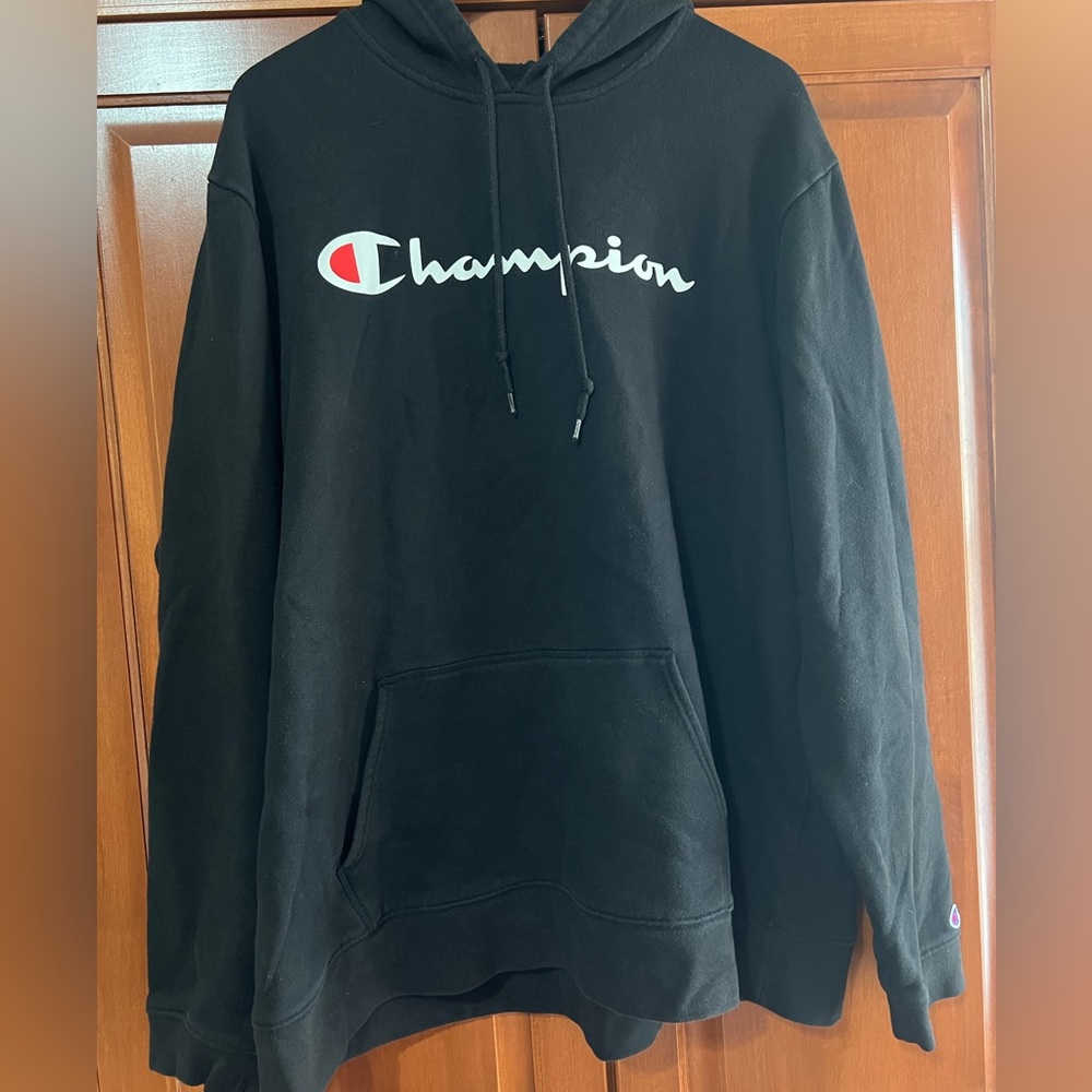Champion Black Hoodie Size XXL